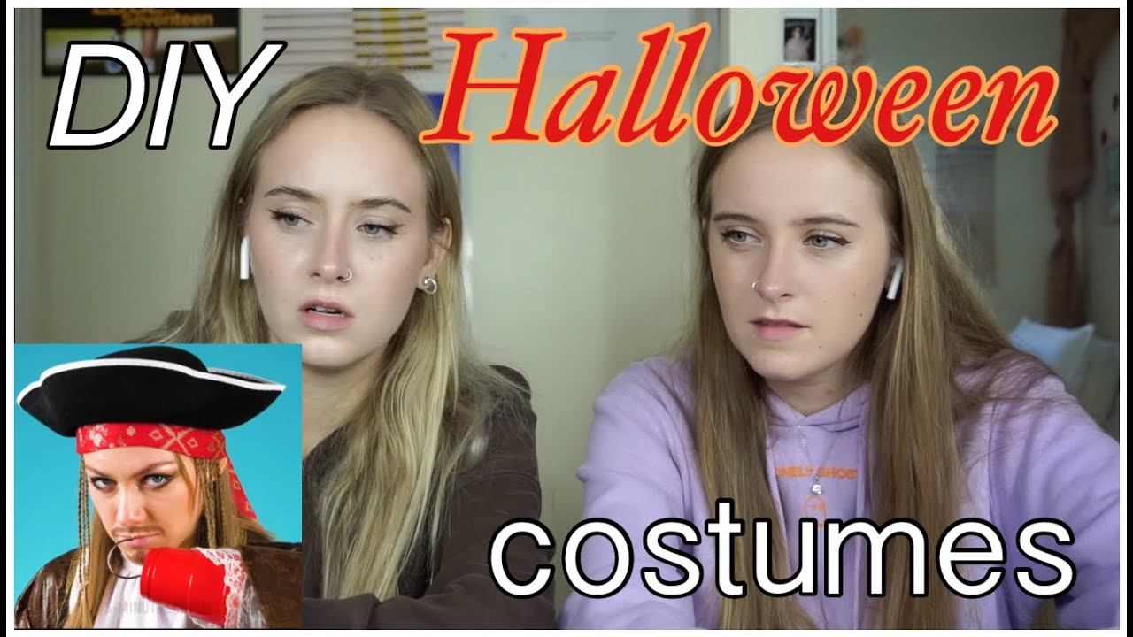 Reacting to 5 Minute DIY Halloween Costumes *Funny* | Brooke and Taylor ...
