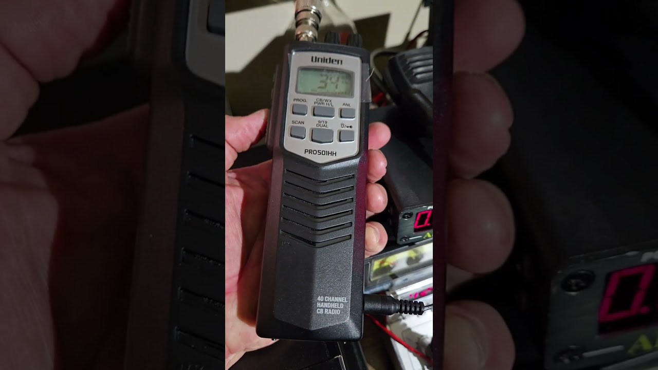 New Uniden Pro 501 HH CB Walkie Talkie  First Contact