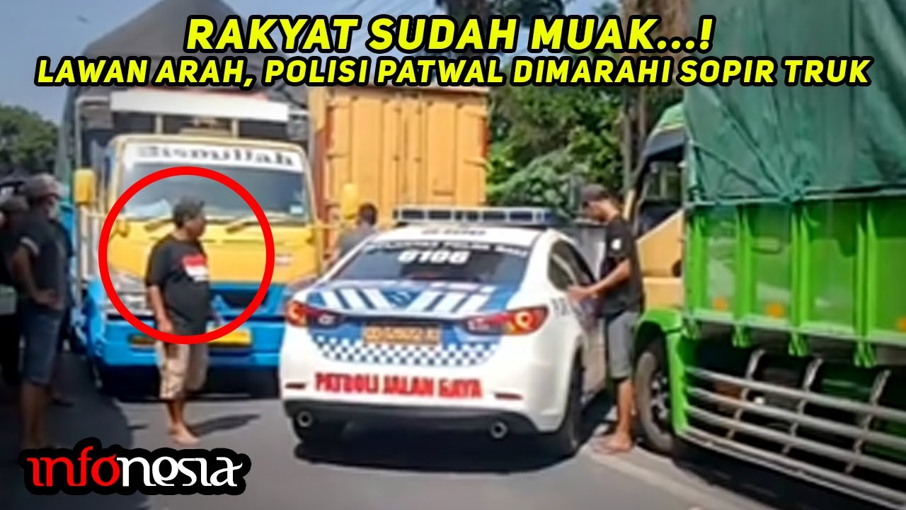 KAPOK...! Demi Kawal PEJABAT, Mobil Polisi Patwal Nekat Lawan Arah dan Bikin Macet