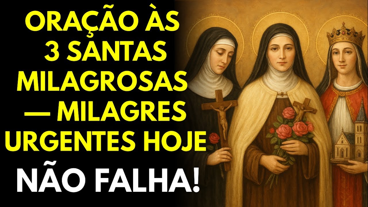 ORAÇÃO PODEROSA DAS 3 SANTAS MILAGROSAS — SANTA EDWIGES, SANTA RITA E SANTA TERESINHA