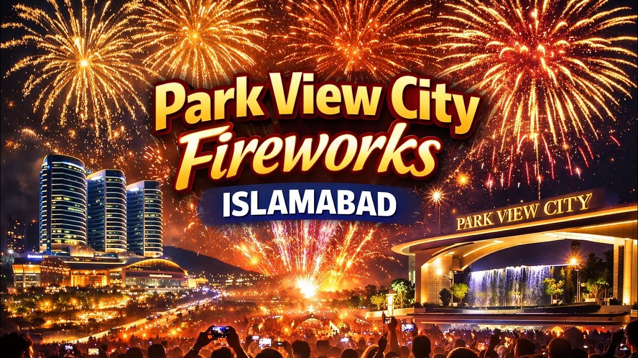Park View City Fireworks 🎆 | Islamabad Night Sky Magic | 41 Sec Highlights