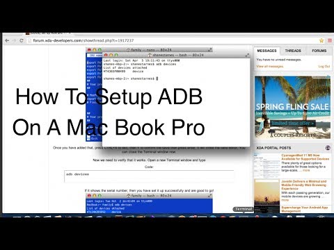 need to install adb installer v1.4.3 for macbook a1181