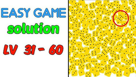 31 - 60 Easy Game Level Gameplay Walkthrough 🔥| Level 31 to Level 60 Complete Solution | Tap To Play