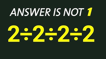 Iedereen antwoordt 1... Maar het echte antwoord komt er niet eens in de buurt 😮