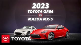 2023 Toyota GR86 vs 2023 Mazda MX-5 | Toyota screenshot 4