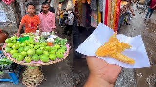 12 Year Old Boy Selling Mango Masala Chaat in Kolkata Rs.20/- Only