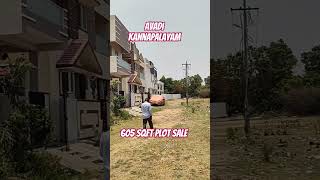 avadi kannapalayam PLOT sale 28*21.5-605 sqft east facing PER SQFT ₹4500/- negotiable 9841119595..