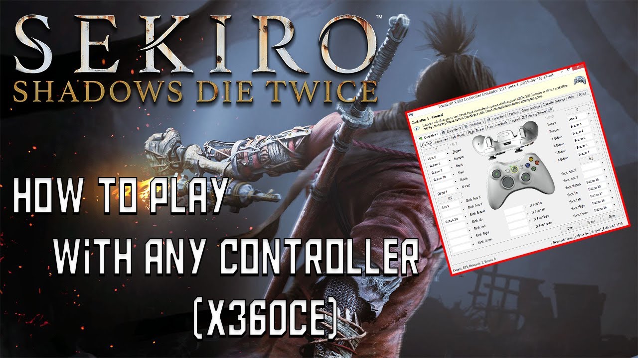 Sekiro : Shadows Die Twice | How to Use Any Controller (Sekiro Controller  Fix) [PC] - YouTube