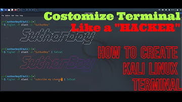 How to Customize Kali Linux Terminal Like a Hacker | Kali Linux Terminal | #kalilinux