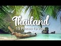 Thailand travel 2023  15 beautiful places to visit in thailand  travel itineraries  tips