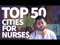 Cities Where NURSES make the most MONEY in all 50 US States (with detailed cost of living)