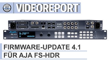 Firmware-Update für Aja FS-HDR
