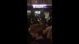 Tottenham and Arsenal Fans Fighting After the Match 23/09/2015