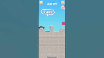 Draw bridge puzzle game level 2216 #drawing #game #Shorts