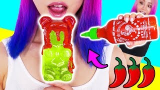 DIY EDIBLE CANDY PRANKS! Learn How to Make Chilli Gummy, Sour Food, Salty Worms! Funny Prank Wars!