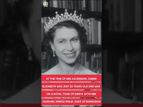 Queen Elizabeth II Ascends To The Throne | This Day In History | #queen #uk #history #shortsvideo