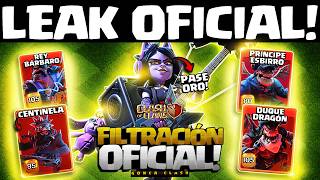 🚨 FILTRACIÓN OFICIAL: NUEVA TEMPORADA de ABRIL +SKIN REINA PASE + SORTEO | Clash of Clans
