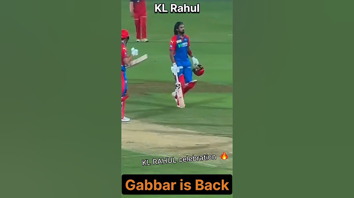 KL Rahul celebration ofter won the match of RCB vs DC