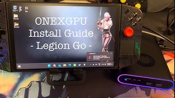Install Guide for ONEXGPU on the Legion Go