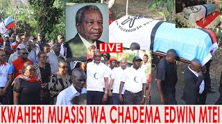 LIVE: CHADEMA WAFURIKA KUMZIKA MUASISI WA CHADEMA MZEE  EDWIN MTEI ARUSHA WATOA TAMKO LA KUMUENZI