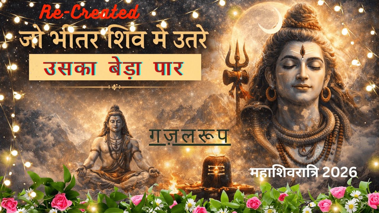 वही है शिव | अंतर्मन की शिव स्तुति | ॐ नमः शिवाय. Re-Created 