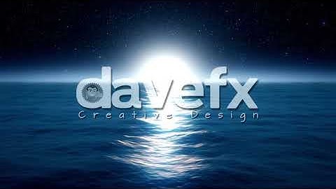 DAVE FX - Blue Ocean Sea with Moonlight Environment Loopable Background