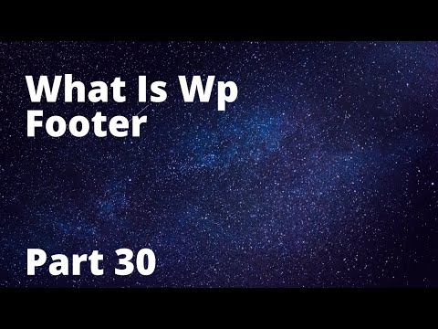 What is Wp Footer | Wordpress Theme Development Part 30 | Tech Tian