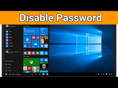 How to Remove Password from Windows 10 || How to Disable Windows 10 Login Password and Lock Screen