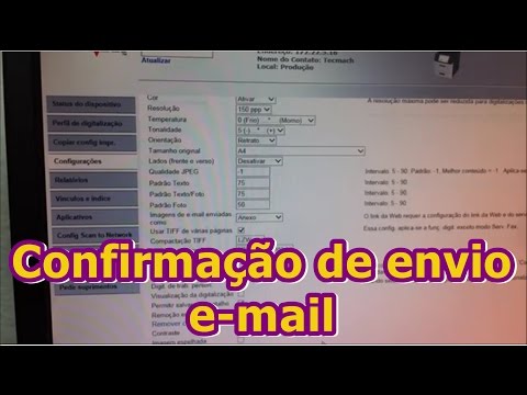 Confirmação de envio de e mail ( FOLHA IMPRESSA )