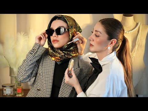 ASMR Elegant Old Money Styling | Sleek Hair, Soft Makeup, Accessorizing, Soft-spoken Unintentional