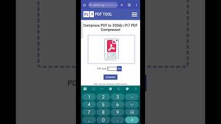 300KB PDF Kaise Banaye? 😲 Mobile Se PDF Size Kam Karne Ka Asaan Tarika | 2026 #shorts #pdf #compress