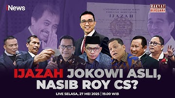 🔴LIVE Ijazah Jokowi Asli, Nasib Roy Suryo Cs? | Rakyat Bersuara | 27/05