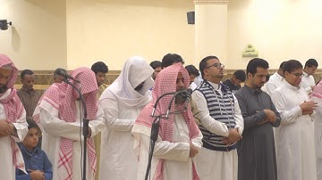 عشائية مرئية رهيبة . للقارئ الشيخ " محمد اللحيدان 1440/3/9هــ
