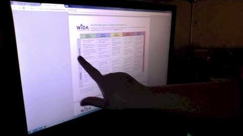 Using ACCESS with WIDA