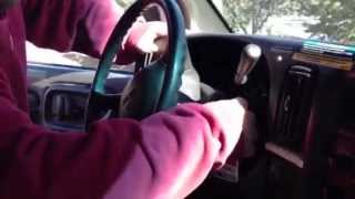 U-Haul truck gear shift
