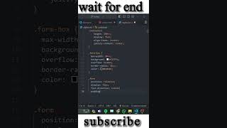 Animated form part -2 || #animation #css #html #coding #webdev