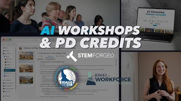 AI Workshops | Idaho STEM EcosySTEM, STEM Forged, ID WDC