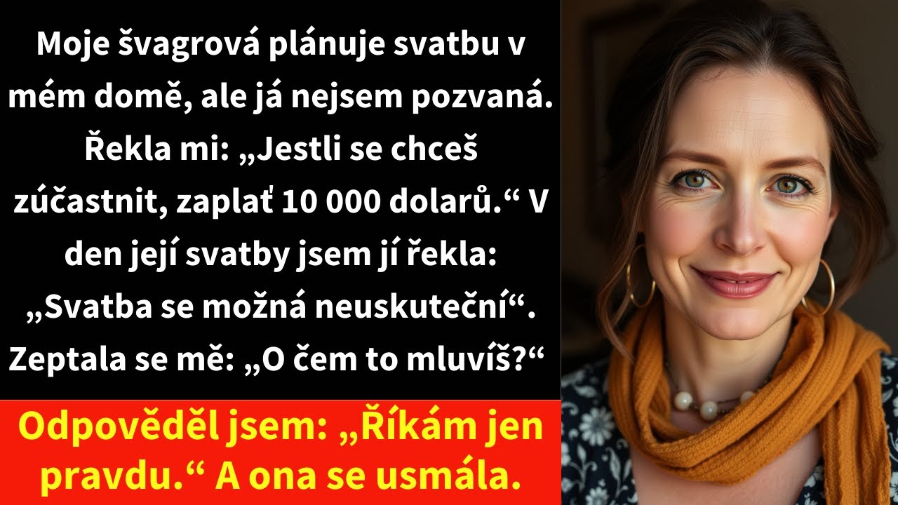 „Ahoj Mio, pro rodinu je nečestné, aby se obřadu účastnil nezaměstnaný člověk, který nemůže finančně přispět. Prosím, zdrž se účasti." Ta slova mi zněla v hlavě, když jsem stála uprostřed kuchyně...