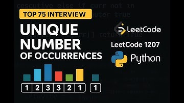 Unique Number of Occurrences - LeetCode 1207 - Python