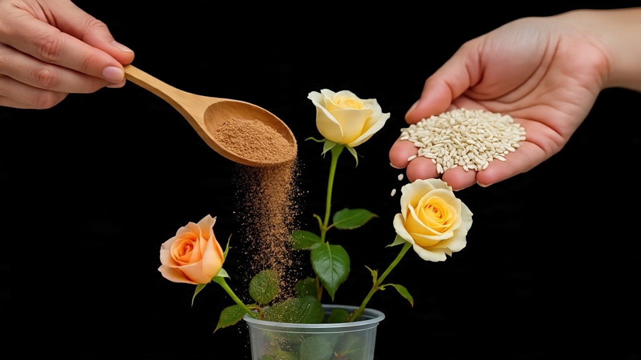 Grow Roses from Cuttings Overnight with Just One Spoon! Bloom All Year ...