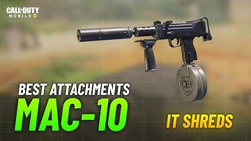 MAC-10 Best Gunsmith Class Setup Codm | Mac-10 No Recoil + Fast ADS Cod Mobile Season 3