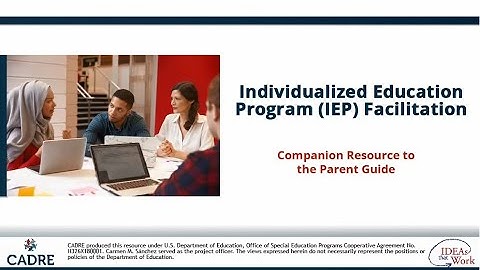 IEP Facilitation