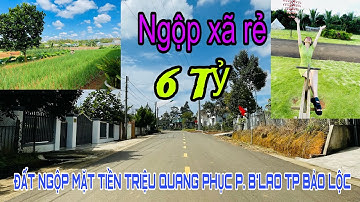 ĐẤT MẶT TIỀN ĐƯỜNG TRIỆU QUANG PHỤC TP BẢO LÔC LÂM ĐỒNG GIÁ CỰC RẺ KINH DOANH MỌI NGÀNH NGHỀ