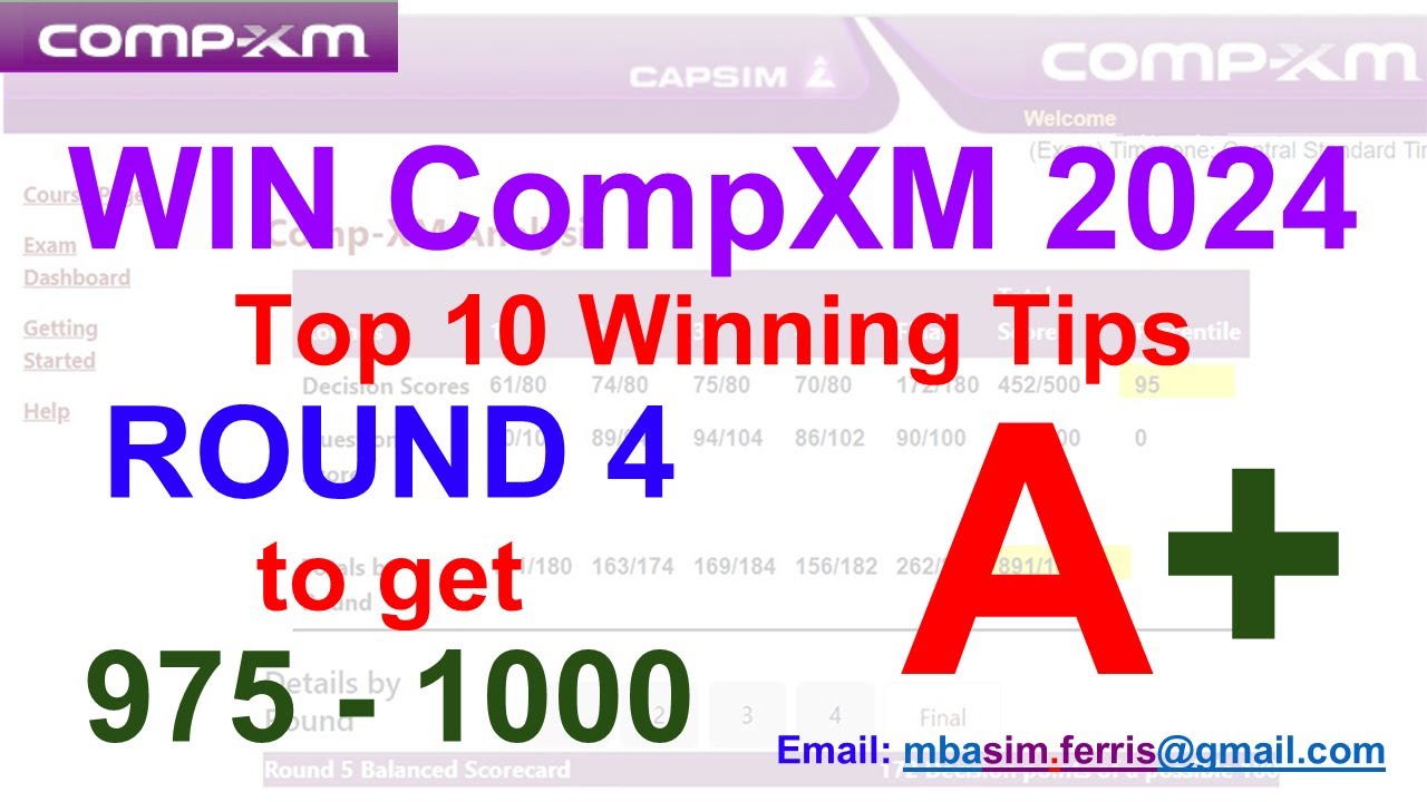 CompXM Round 4 [Top result 999] Get 966/1000 COMPXM ROUND 1 GUIDE ...