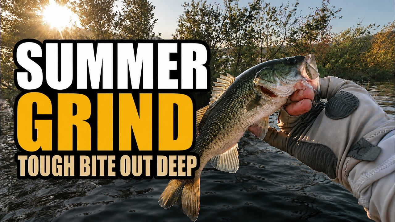 Lake Perris Bass Fishing: Summer Evening Bite Grind