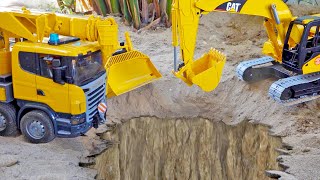 [30분] 포크레인 덤프트럭 중장비 자동차 장난감 트럭놀이 Excavator Dump Truck Car Toy Play