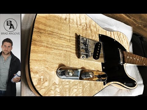 the-ash-burl-top-telecaster-guitar-kit-|-unboxing-and-intro