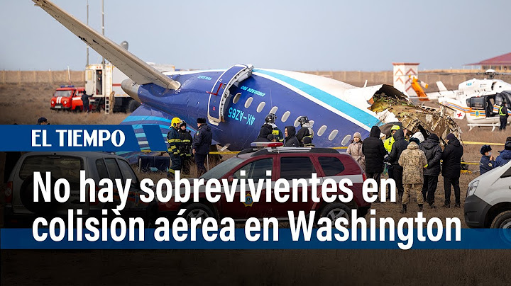 67 muertos en accidente aéreo en Washington: revelan audio de la torre de control | El Tiempo
