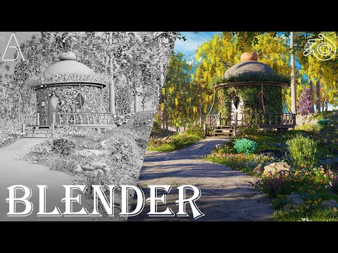 Fantasy Forest in Blender 3D - YouTube