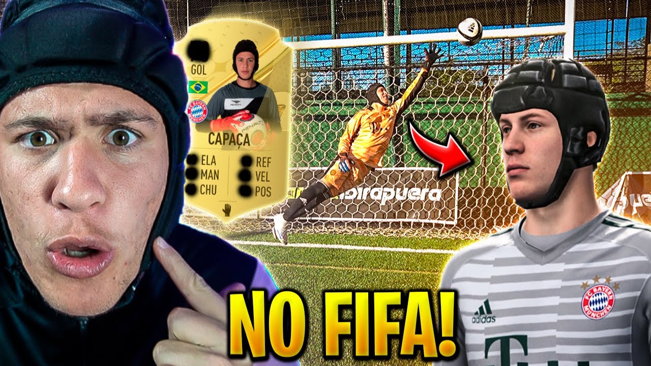 ACHEI O GOLEIRO DE CAPACETE NO FIFA E ELE CATA MUITO!